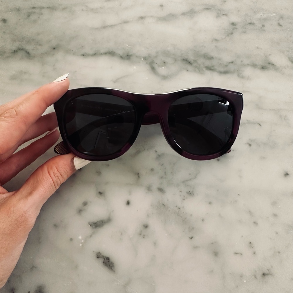 Purple Burberry Sunglasses